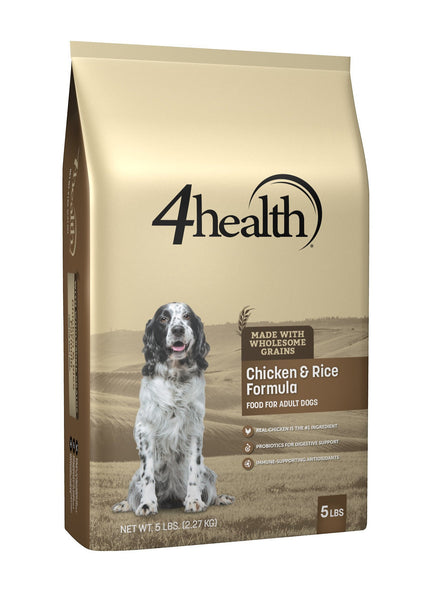 4health with Wholesome Grains Chicken Rice Formula Adult Dry Dog