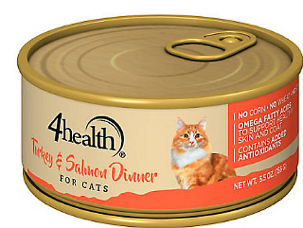 4health with Wholesome Grains Cat Turkey Salmon Wet Cat Food