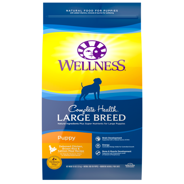 Wellness Complete Health Toy Breed Adult Chicken, Brown Rice & Peas Dry Dog Food, 4-Lb.