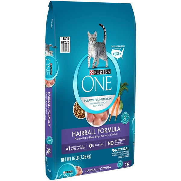 Purina ONE Advanced Nutrition Hairball Formula Dry Cat Food Petsense