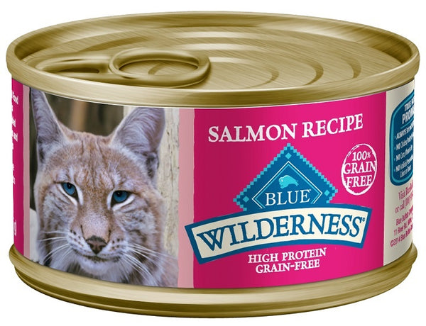 Blue Buffalo Wilderness Salmon Recipe Canned Cat Food Petsense