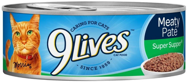 9 Lives Meaty Pate Super Supper Canned Cat Food Petsense