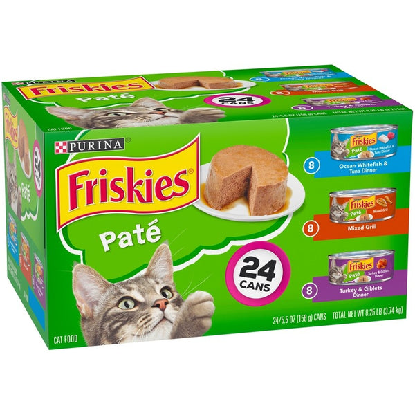 Friskies Classic Pate Variety Pack Canned Cat Food Petsense