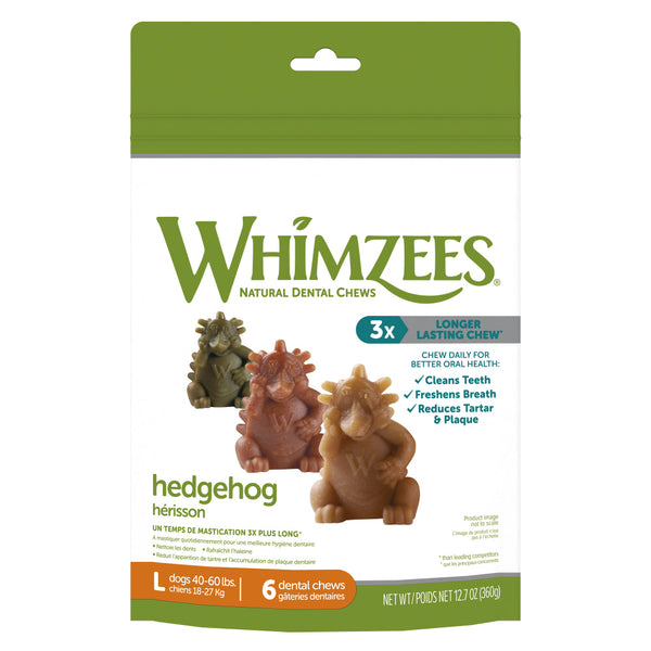 Whimzees Hedgehog Dental Chew Dog Treats Petsense