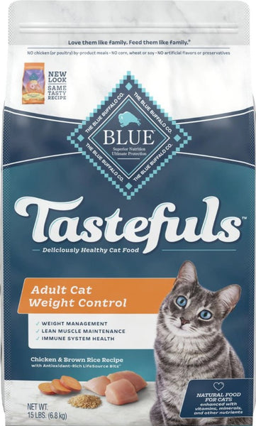 Blue Buffalo Weight Control Chicken Brown Rice Recipe Adult Dry Cat Food