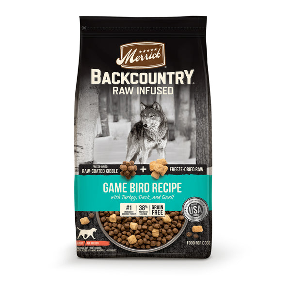 Merrick Backcountry Raw Infused Grain Free Wild Game Bird