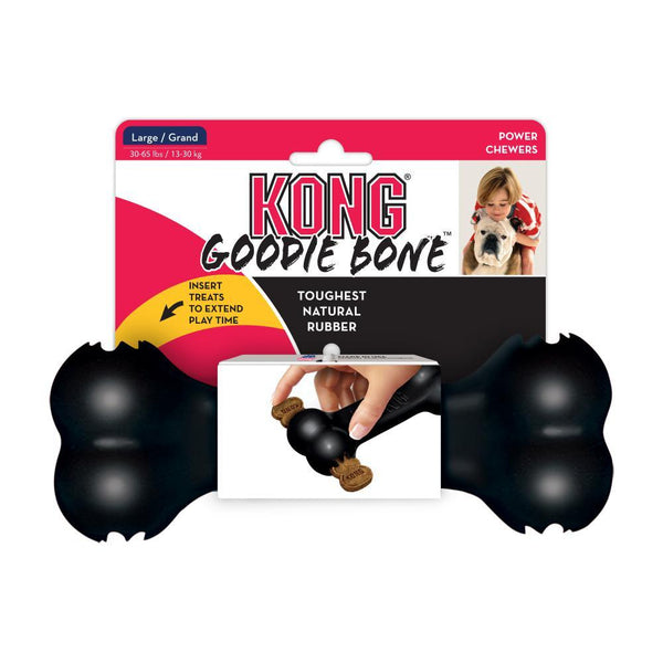 KONG Goodie Ribbon Dog Toy, Red, Small 