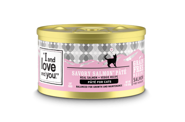 I And Love And You Grain Free Savory Salmon Pate Canned Cat Food