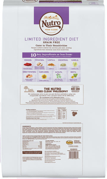 Nutro ingredients clearance