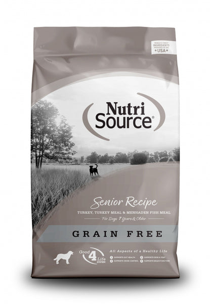 NutriSource Grain Free Senior Recipe Dry Dog Food Petsense