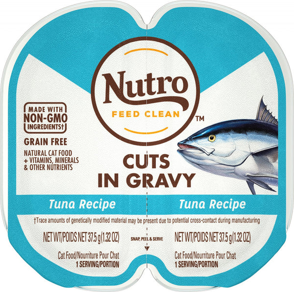 Nutro Perfect Portions Grain Free Cuts In Gravy Real Tuna Recipe