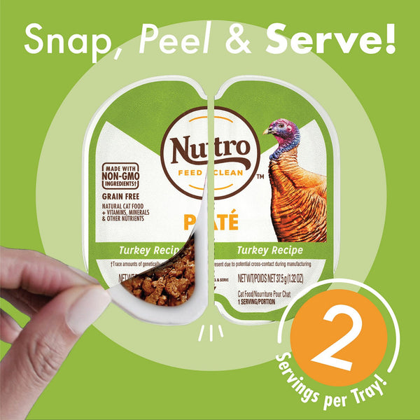 Nutro Perfect Portions Grain Free Turkey Pate and Chicken Pate Wet