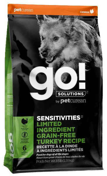 Petcurean GO Solutions Sensitivities Limited Ingredient Turkey Recipe Dry Dog Food