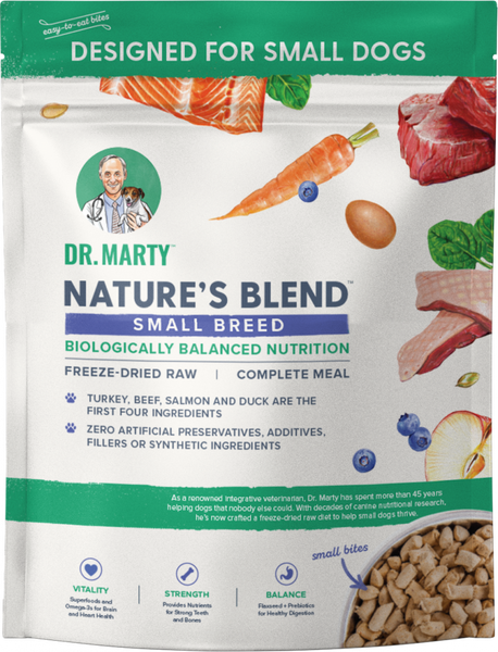 Dr. Marty Nature s Blend Small Breed Freeze Dried Raw Dog Food