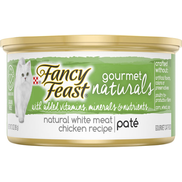 Fancy feast natural outlet canned cat food