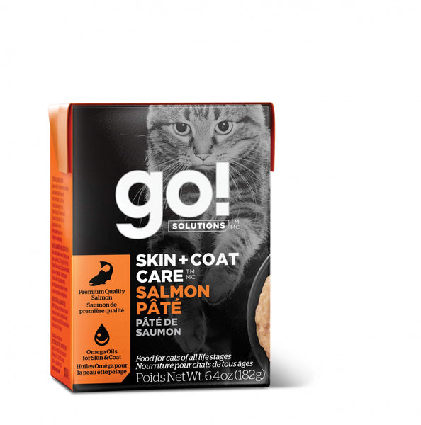 GO! Nourriture en Tetra Pack - Skin + Coat Care en pâté pour chat 182g