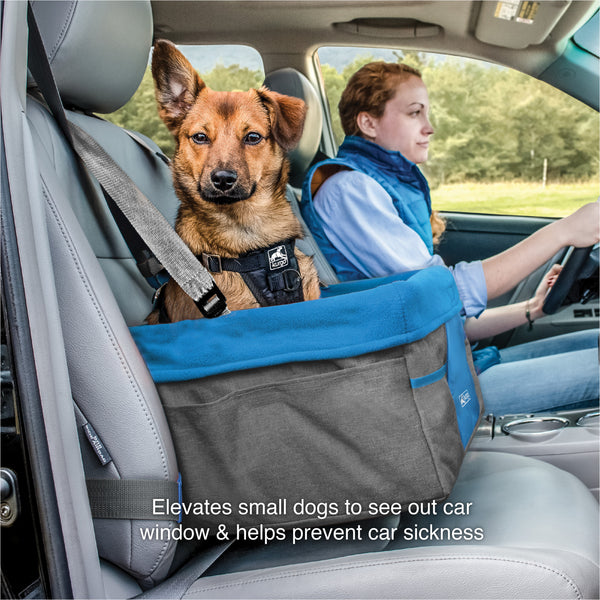 Kurgo Heather Half Dog Hammock Half Car Seat Cover for Pets, Pet