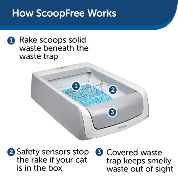 PetSafe ScoopFree Automatic Self Cleaning Cat Litter Box – Includes Di –  Petsense