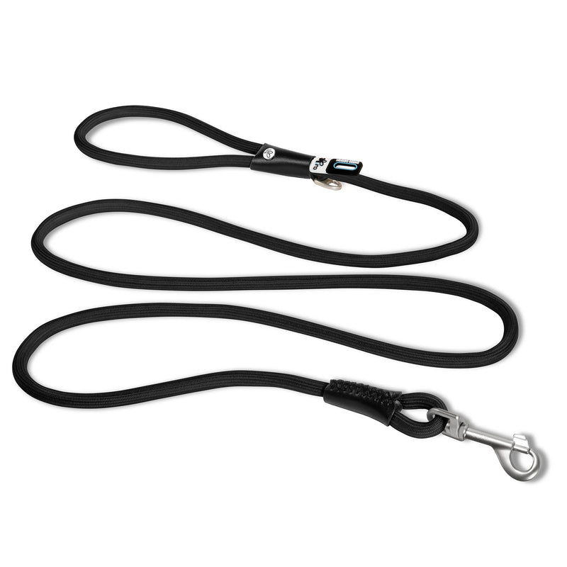 Curli Stretch Comfort Leash Medium Black