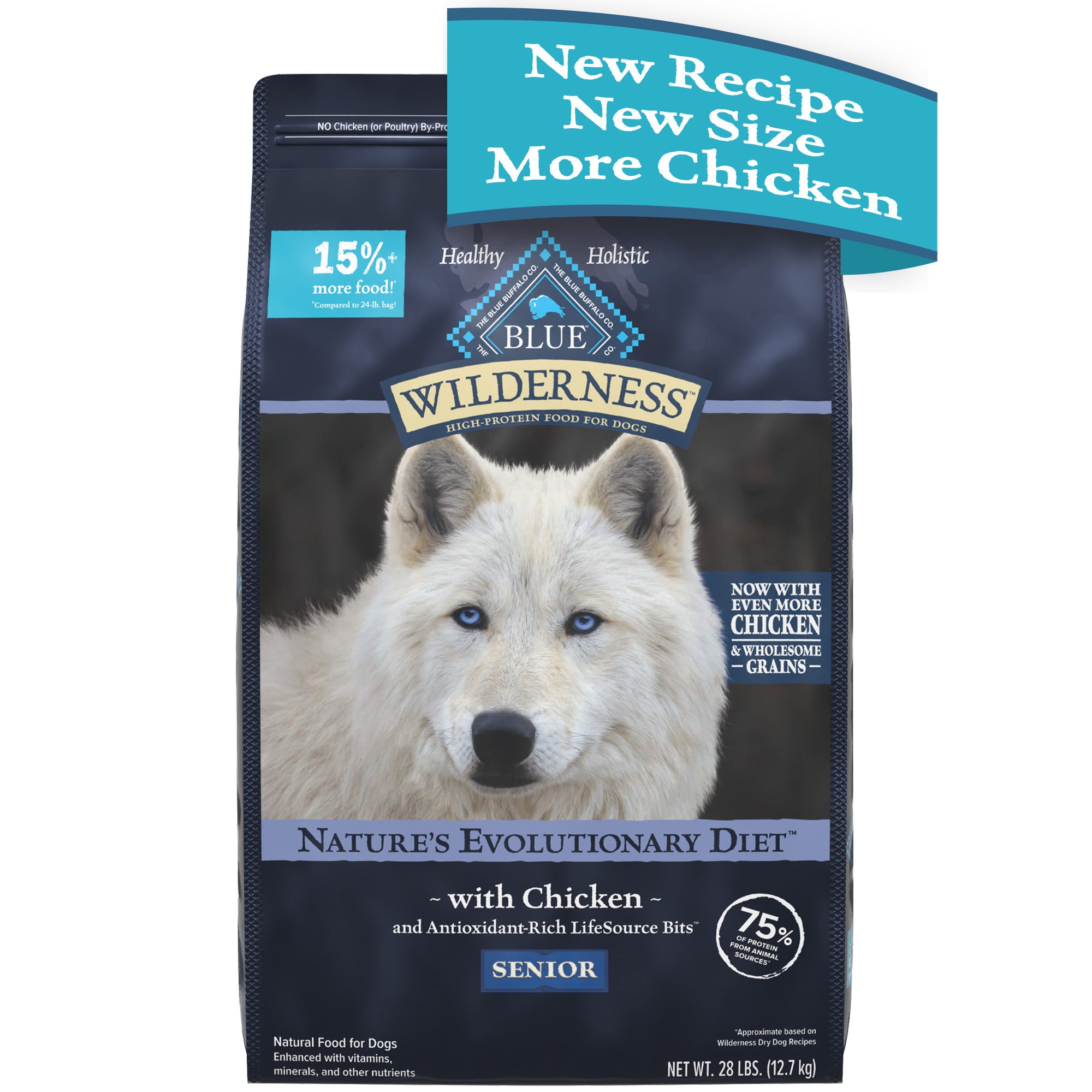 Blue Buffalo Wilderness High Protein Natural Senior Dry Dog Food