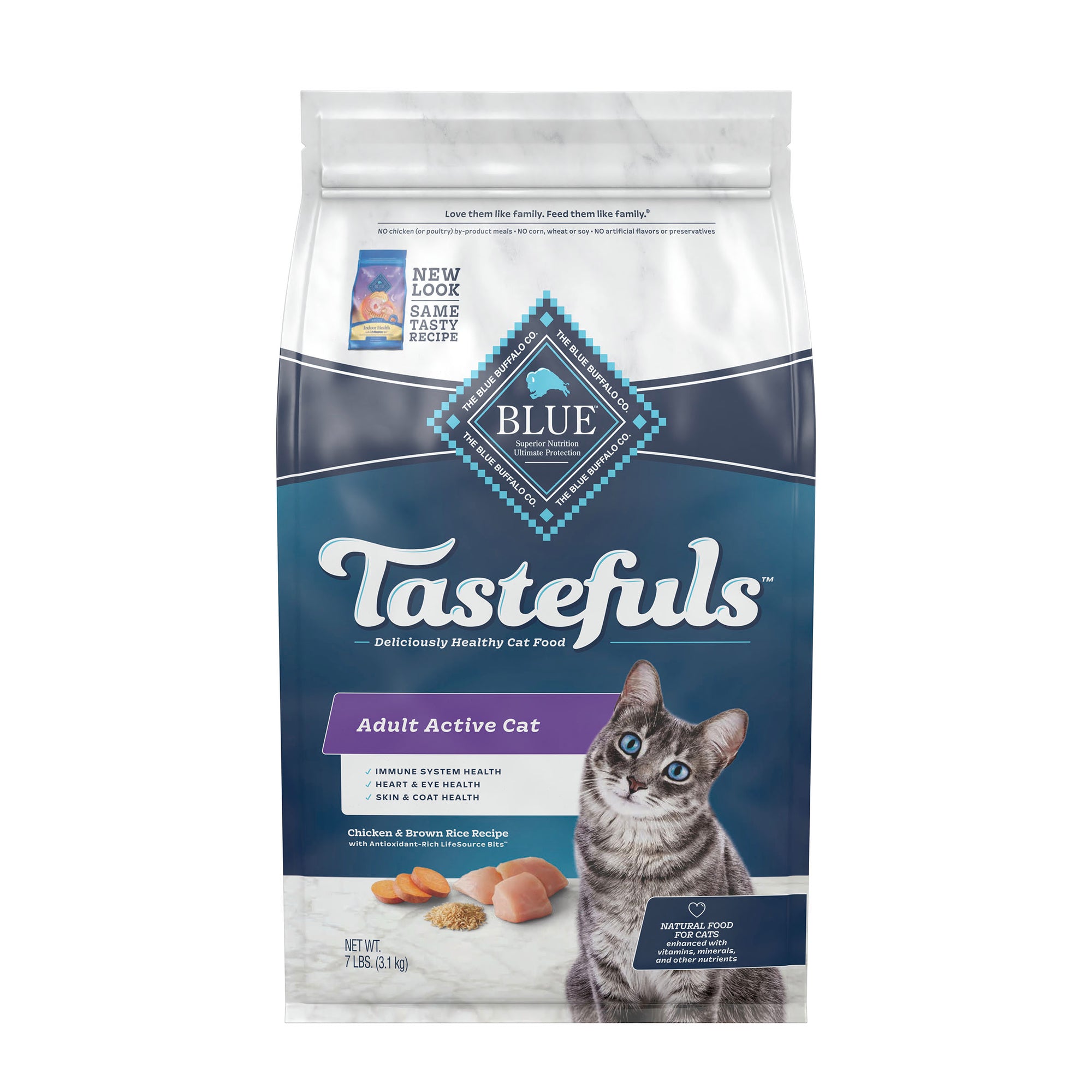 Blue Buffalo Tastefuls Active Natural Adult Dry Cat Food Chicken