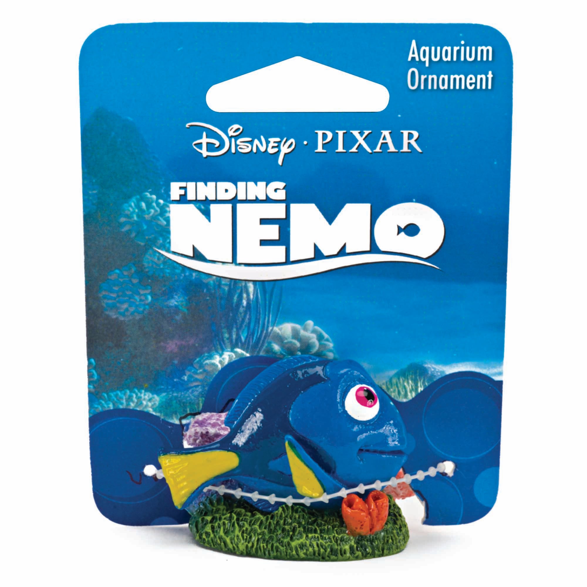 Finding Nemo Disney aquarium ornament mini Nemo w/ Green Coral