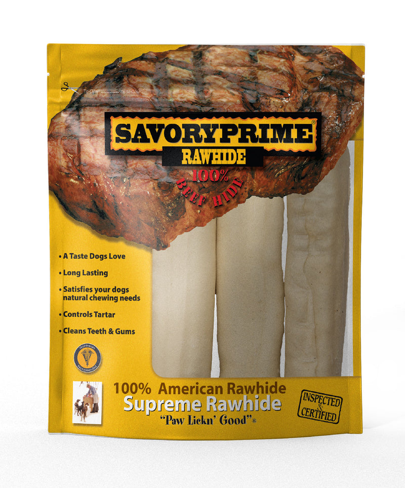 Savory Prime 6-7" AMERICAN Retriever Roll for Dogs - 3 pk