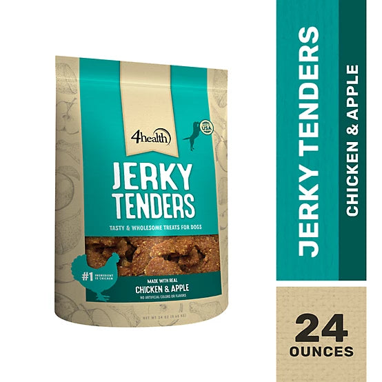 4health Chicken and Apple Flavor Jerky Tenders Dog Treats 24 oz. Petsense