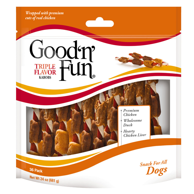 Good ‘n’ Fun Triple Flavor Kabob Dog Treats