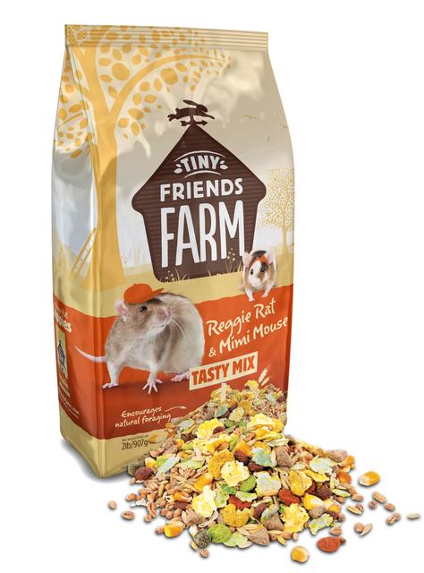 Tiny Friends Farm Reggie Rat Tasty Mix