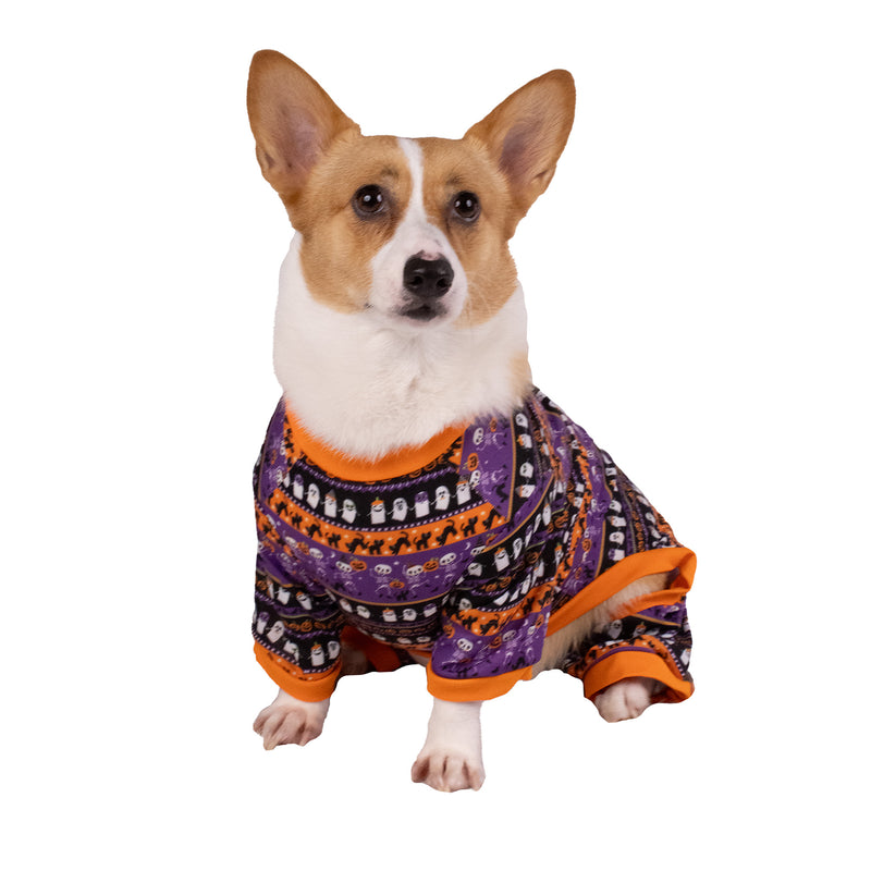 Skeleton Dog Halloween Pajamas