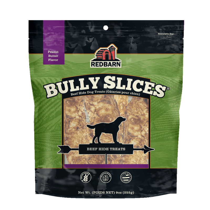 Redbarn Peanut Butter Flavored Bully Slices Dog Chew