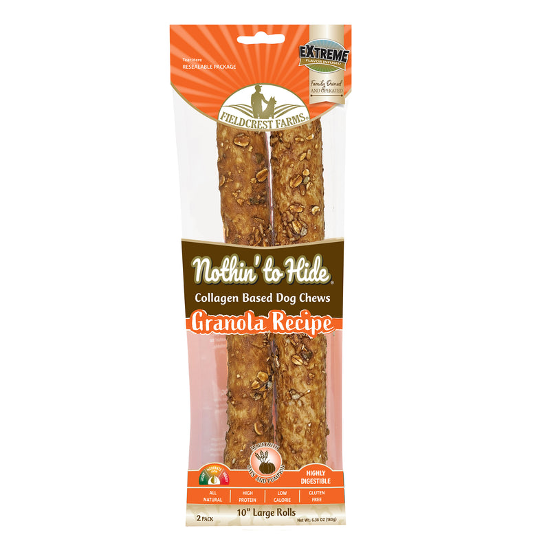 Nothin' to Hide Large Roll 10" Granola 2 pack