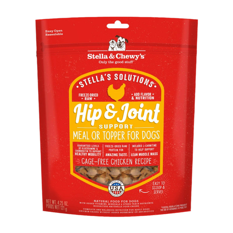 Stella & Chewy's Stella's Solutions Hip & Joint Boost Freeze-Dried Raw Cage-Free Chicken Dinner Morsels Dog Food