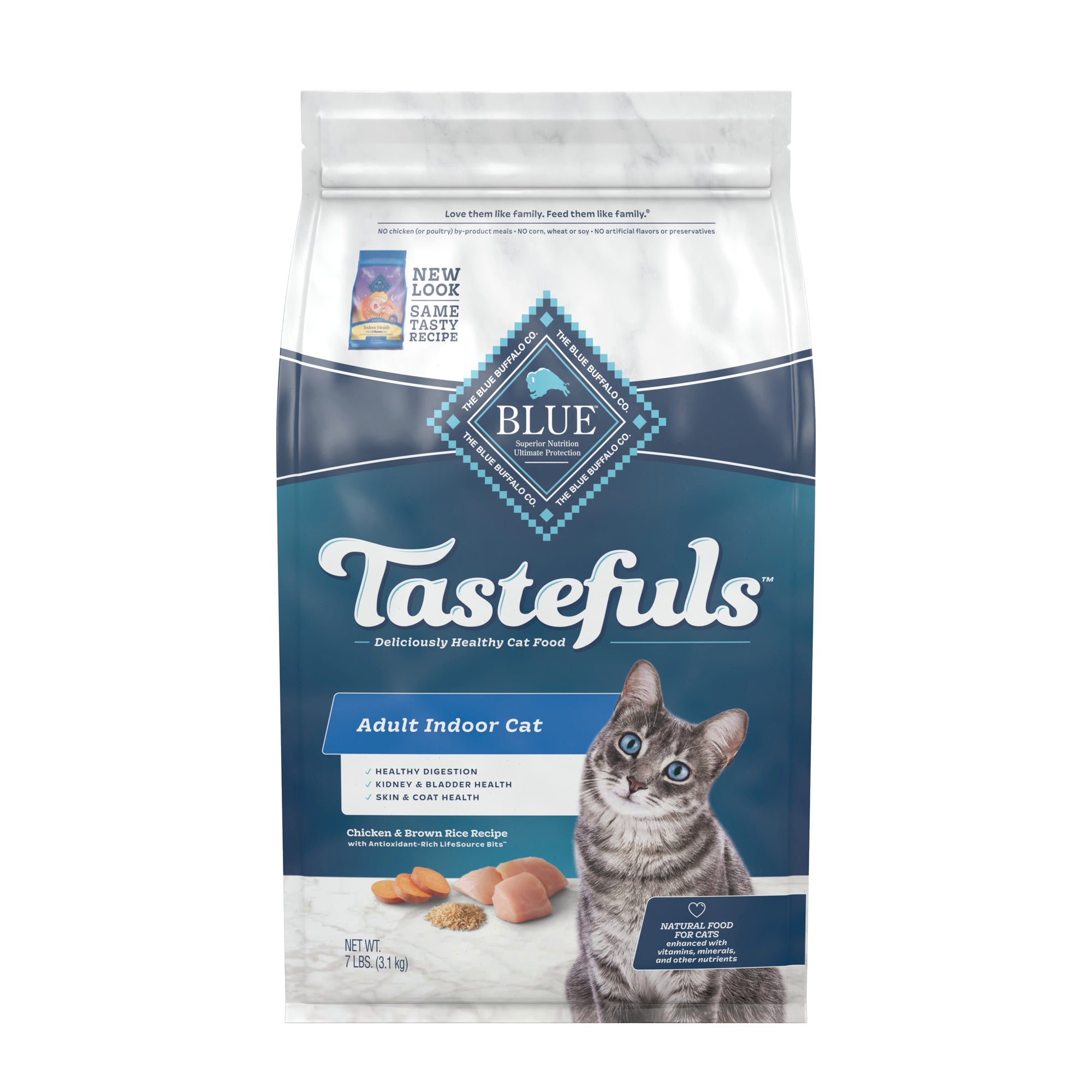 Blue Buffalo Tastefuls Indoor Natural Adult Dry Cat Food Chicken