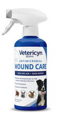 Vetericyn Plus Antimicrobial All Animal Wound Care Spray, 16-ounce