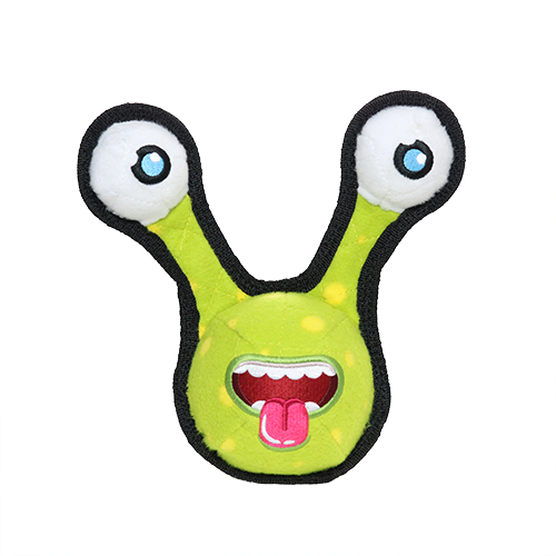 Tuffy Alien Ball Green 2eye Dog Toy