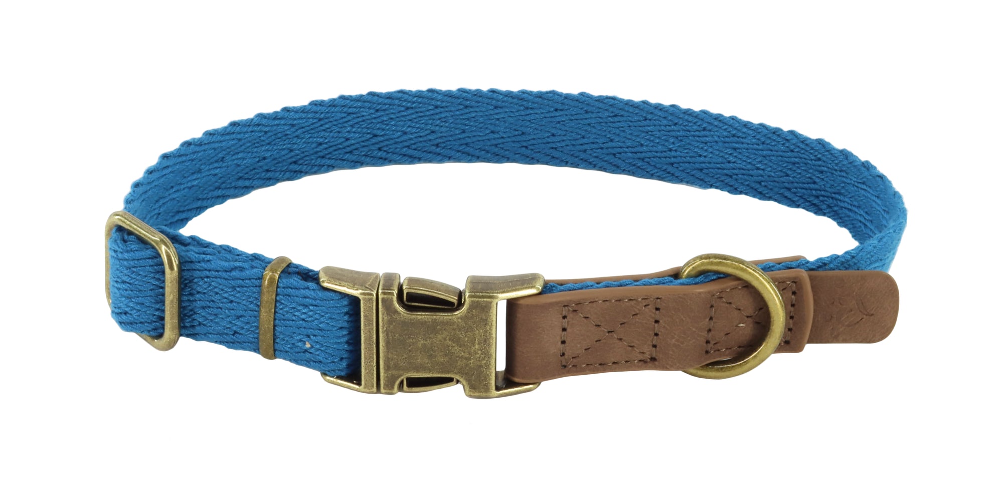 MuttNation Fueled by Miranda Lambert Woven Dog Collar Denim 3 4 in X 12 18 in