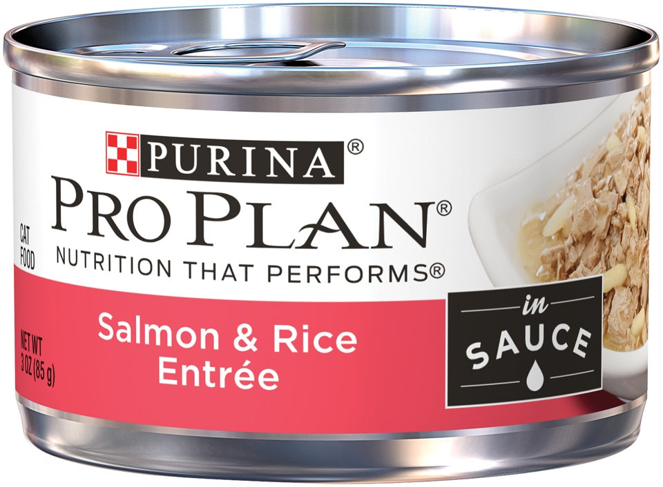 Purina Pro Plan Savor Adult Salmon Rice in Sauce Entree Canned