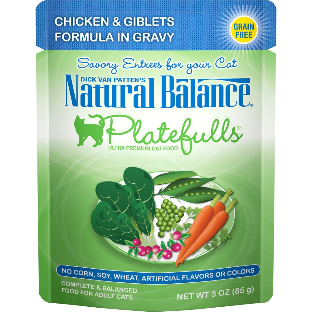 Natural Balance Platefulls Regular Grain Free Chicken and Giblets