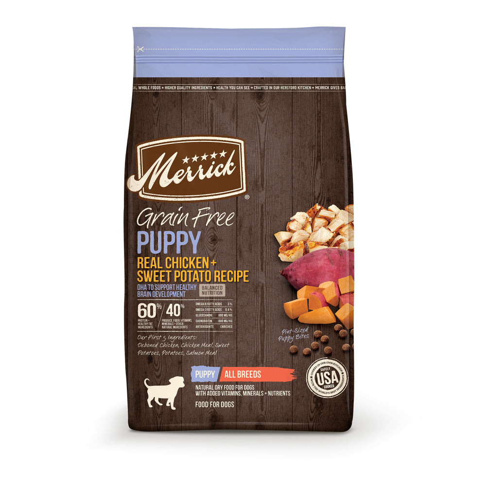 Merrick Grain Free Puppy Chicken Recipe Dry Dog Food Petsense