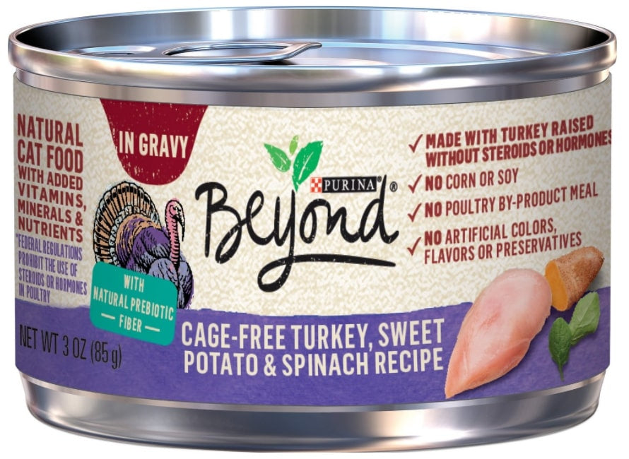 Purina Beyond Cage Free Turkey Sweet Potato Spinach Recipe