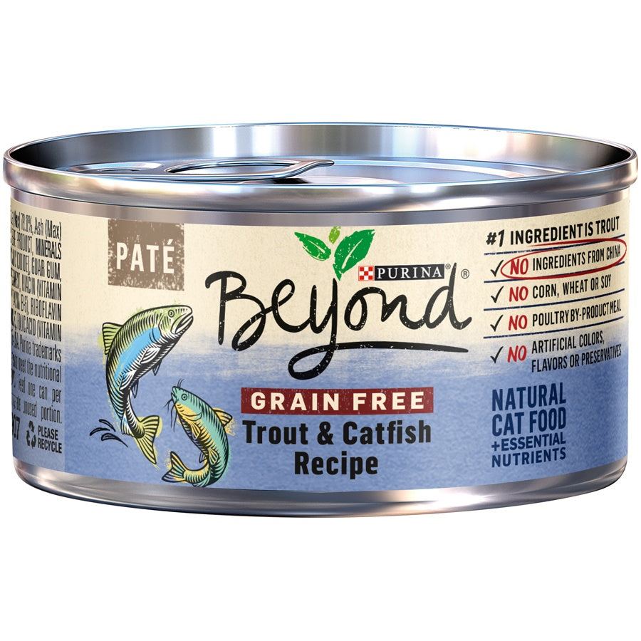 Purina Beyond Grain Free Trout Catfish Pate Recipe Canned Cat