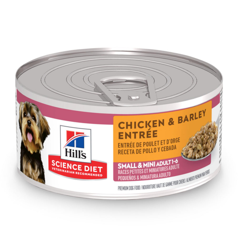 Hill s Science Diet Small Paws Chicken Barley Entree Canned Dog