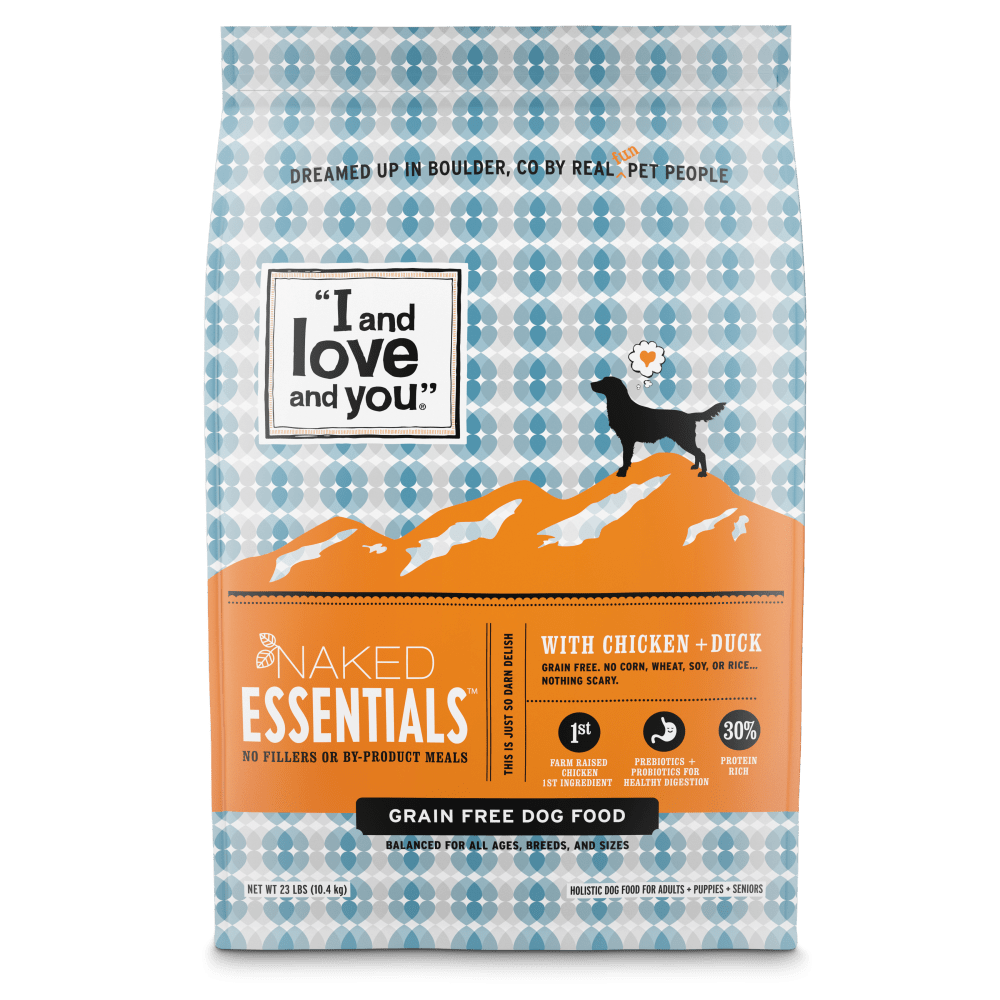 I and Love and You Grain Free Naked Essentials Chicken Duck Dry Dog Food