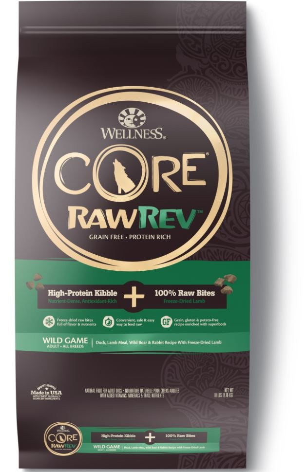 Wellness Core Grain-Free Dry Dog Food Wild Game 12 lbs