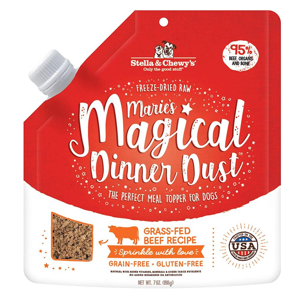 Stella & Chewy's - Beef Freeze-Dried Dog Food Topper Marie's Magical Dinner  Dust (7oz)