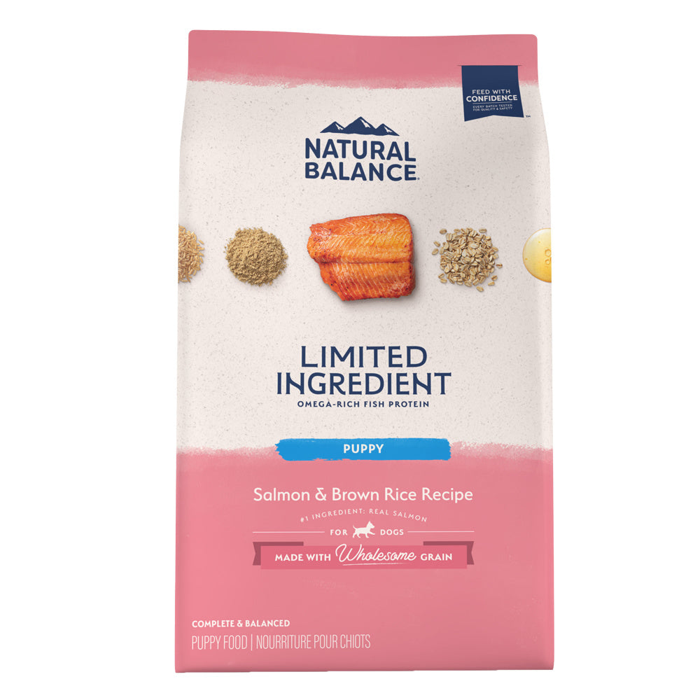 Natural Balance L.I.D. Limited Ingredient Diets Salmon Brown Rice Puppy Formula Dry Dog Food