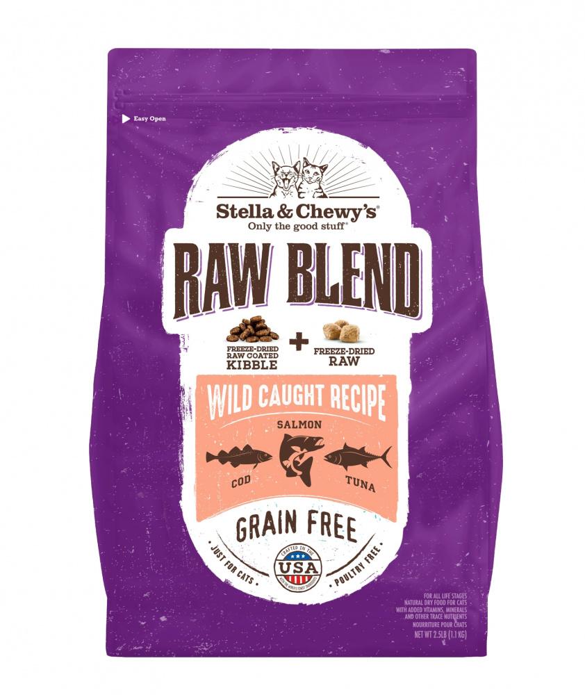 Stella and chewy's raw blend kibble sale