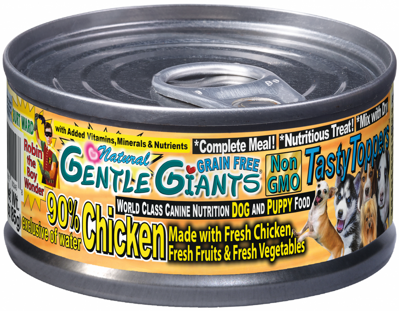 Gentle Giants Natural Non GMO Chicken Dog Puppy Can Food Petsense